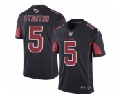 Men's Nike Arizona Cardinals #5 Drew Stanton Limited Black Rush NFL Jersey