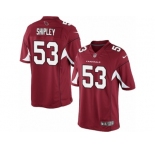 Men's Nike Arizona Cardinals #53 A.Q. Shipley Limited Red Team Color NFL Jersey