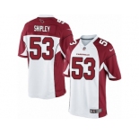 Men's Nike Arizona Cardinals #53 A.Q. Shipley Limited White NFL Jersey