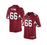 Men's Nike Arizona Cardinals #66 Alameda Ta'amu Limited Red Team Color NFL Jersey