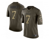 Men's Nike Arizona Cardinals #7 Blaine Gabbert Limited Green Salute to Service NFL Jersey
