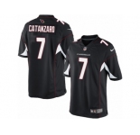 Men's Nike Arizona Cardinals #7 Chandler Catanzaro Limited Black Alternate NFL Jersey