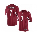 Men's Nike Arizona Cardinals #7 Chandler Catanzaro Limited Red Team Color NFL Jersey