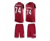 Men's Nike Arizona Cardinals #74 D.J. Humphries Limited Red Tank Top Suit NFL Jersey