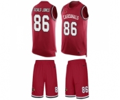 Men's Nike Arizona Cardinals #86 Ricky Seals-Jones Limited Red Tank Top Suit NFL Jersey