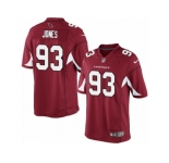 Men's Nike Arizona Cardinals #93 Jarvis Jones Limited Red Team Color NFL Jersey