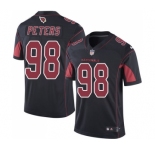 Men's Nike Arizona Cardinals #98 Corey Peters Limited Black Rush Vapor Untouchable NFL Jersey