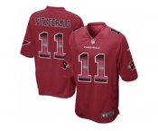 Nike Arizona Cardinals #11 Larry Fitzgerald Red Team Color Men's Stitched NFL Limited Strobe Jersey