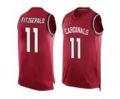 Nike Arizona Cardinals #11 Larry Fitzgerald Red Team Color Men's Stitched NFL Limited Tank Top Jersey