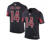 Nike Arizona Cardinals #14 J.J. Nelson Black Men's Stitched NFL Limited Rush Jersey