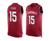 Nike Arizona Cardinals #15 Michael Floyd Red Team Color Men's Stitched NFL Limited Tank Top Jersey