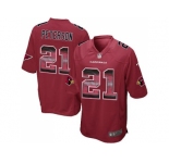 Nike Arizona Cardinals #21 Patrick Peterson Red Team Color Men's Stitched NFL Limited Strobe Jersey