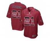 Nike Arizona Cardinals #21 Patrick Peterson Red Team Color Men's Stitched NFL Limited Strobe Jersey