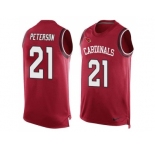 Nike Arizona Cardinals #21 Patrick Peterson Red Team Color Men's Stitched NFL Limited Tank Top Jersey