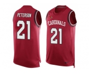 Nike Arizona Cardinals #21 Patrick Peterson Red Team Color Men's Stitched NFL Limited Tank Top Jersey