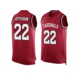 Nike Arizona Cardinals #22 Tony Jefferson Red Team Color Men's Stitched NFL Limited Tank Top Jersey