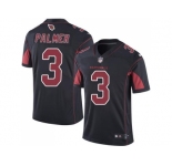 Nike Arizona Cardinals #3 Carson Palmer Black Men's Stitched NFL Limited Rush Jersey