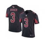 Nike Arizona Cardinals #3 Josh Rosen Black Men Stitched NFL Limited Rush Jersey
