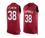 Nike Arizona Cardinals #38 Andre Ellington Red Team Color Men's Stitched NFL Limited Tank Top Jersey