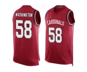 Nike Arizona Cardinals #58 Daryl Washington Red Team Color Men's Stitched NFL Limited Tank Top Jersey
