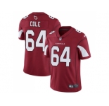 Nike Arizona Cardinals #64 Mason Cole Red Team Color Men Stitched NFL Vapor Untouchable Limited Jersey