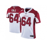 Nike Arizona Cardinals #64 Mason Cole White Men Stitched NFL Vapor Untouchable Limited Jersey