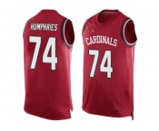 Nike Arizona Cardinals #74 D.J. Humphries Red Team Color Men's Stitched NFL Limited Tank Top Jersey
