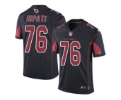 Nike Arizona Cardinals #76 Mike Iupati Black Men's Stitched NFL Limited Rush Jersey