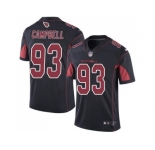 Nike Arizona Cardinals #93 Calais Campbell Black Men's Stitched NFL Limited Rush Jersey