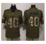nike nfl jerseys arizona cardinals #40 pat tillman army green[nike Limited Salute To Service]