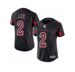 Women Nike Arizona Cardinals #2 Andy Lee Limited Black Rush Vapor Untouchable NFL Jersey