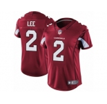 Women Nike Arizona Cardinals #2 Andy Lee Red Team Color Vapor Untouchable Limited Player NFL Jersey