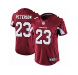 Women Nike Arizona Cardinals #23 Adrian Peterson Red Team Color Vapor Untouchable Limited Player NFL Jersey