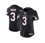 Women Nike Arizona Cardinals #3 Josh Rosen Black Alternate Stitched NFL Vapor Untouchable Limited Jersey