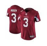 Women Nike Arizona Cardinals #3 Josh Rosen Red Team Color Stitched NFL Vapor Untouchable Limited Jersey