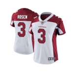Women Nike Arizona Cardinals #3 Josh Rosen White Stitched NFL Vapor Untouchable Limited Jersey