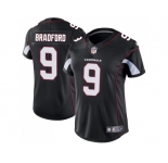Women Nike Arizona Cardinals #9 Sam Bradford Black Alternate Stitched NFL Vapor Untouchable Limited Jersey