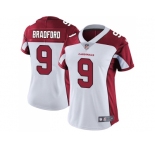 Women Nike Arizona Cardinals #9 Sam Bradford White Stitched NFL Vapor Untouchable Limited Jersey