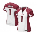 Women's Arizona Cardinals #1 Kyler Murray Game White Football Jersey