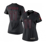 Women's Arizona Cardinals #11 Larry Fitzgerald Limited Black Impact Football Jersey