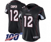 Women's Arizona Cardinals #12 Pharoh Cooper Black Alternate Vapor Untouchable Limited Player 100th Season Football Jersey