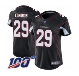 Women's Arizona Cardinals #29 Chase Edmonds Black Alternate Vapor Untouchable Limited Player 100th Season Football Jersey