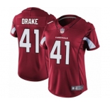Women's Arizona Cardinals #41 Kenyan Drake Red Team Color Vapor Untouchable Limited Player Football Jersey