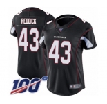 Women's Arizona Cardinals #43 Haason Reddick Black Alternate Vapor Untouchable Limited Player 100th Season Football Jersey