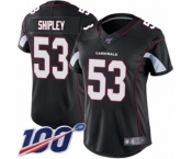 Women's Arizona Cardinals #53 A.Q. Shipley Black Alternate Vapor Untouchable Limited Player 100th Season Football Jersey