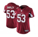 Women's Arizona Cardinals #53 A.Q. Shipley Red Team Color Vapor Untouchable Limited Player Football Jersey