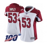 Women's Arizona Cardinals #53 A.Q. Shipley White Vapor Untouchable Limited Player 100th Season Football Jersey