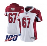 Women's Arizona Cardinals #67 Justin Pugh White Vapor Untouchable Limited Player 100th Season Football Jersey
