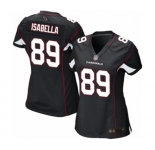 Women's Arizona Cardinals #89 Andy Isabella Game Black Alternate Football Jersey