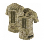 Women's Nike Arizona Cardinals #11 Larry Fitzgerald Limited Camo 2018 Salute to Service NFL Jersey